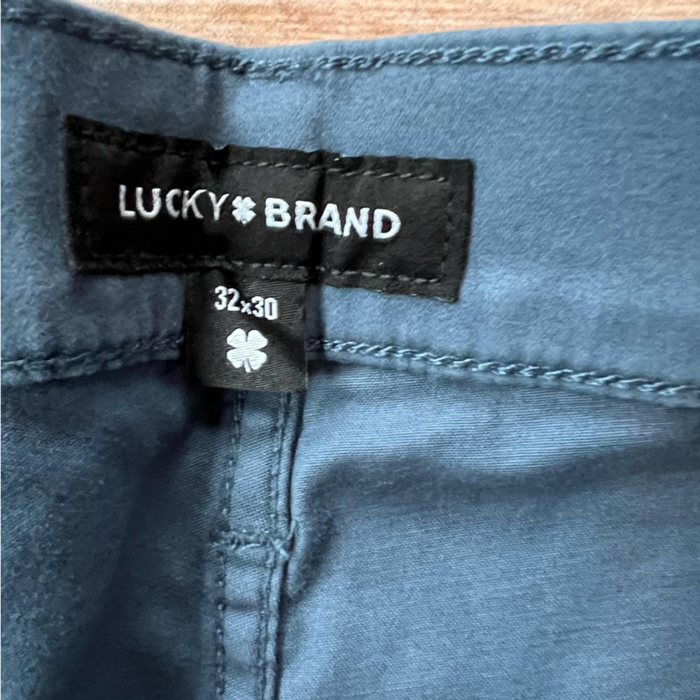 NWT Lucky Brand Men's Dark Blue Slim Straight Jeans. 410 Athletic Straight - Picture 4 of 9